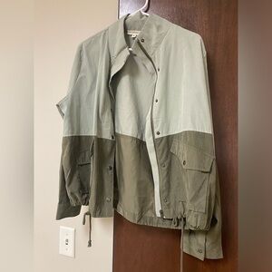 Blu pepper Two-Tone Green Women’s Jacket